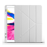 Apple iPad 10.2 (8.Nesil) Kılıf Zore Tri Folding Kalem Bölmeli Standlı Kılıf