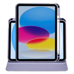 Apple iPad 10.9 2022 (10.Nesil) Kılıf Zore Termik Kalem Bölmeli Dönebilen Standlı Kılıf