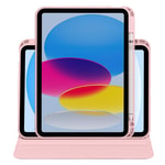 Apple iPad 10.9 2022 (10.Nesil) Kılıf Zore Termik Kalem Bölmeli Dönebilen Standlı Kılıf