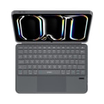 Apple iPad 10.9 2022 (10.Nesil) Wiwu MK-005 Combo 3in1 Kalem Bölmeli Klavyeli Standlı Kılıf