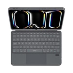 Apple iPad 10.9 2022 (5.Nesil) Wiwu MK-005 Combo 3in1 Kalem Bölmeli Klavyeli Standlı Kılıf
