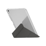 Apple iPad 11.Nesil 2025 Kılıf Skinarma Kalemlikli Arkası Şeffaf Standlı Magnetik Zeta Kılıf