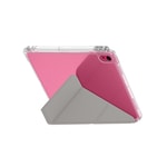 Apple iPad 11.Nesil 2025 Kılıf Skinarma Kalemlikli Arkası Şeffaf Standlı Magnetik Zeta Kılıf