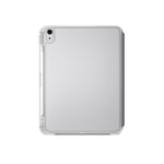 Apple iPad 11.Nesil 2025 Kılıf Skinarma Kalemlikli Arkası Şeffaf Standlı Magnetik Zeta Kılıf