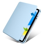 Apple iPad 11.Nesil 2025 Kılıf Zore Termik Kalem Bölmeli Dönebilen Standlı Kılıf