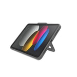 Apple iPad 11.Nesil 2025 Mutural AlloyKick Serisi Kalem Bölmeli Alüminyum Standlı Tablet Kılıfı