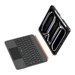 Apple iPad Air 10.9 2020 (4.Nesil) Wiwu MK-007 Combo Pro Kalem Bölmeli Klavyeli Standlı Kılıf