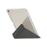 Apple iPad Air 11 2024 Kılıf Skinarma Kalemlikli Arkası Şeffaf Standlı Magnetik Zeta Kılıf