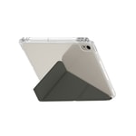 Apple iPad Air 11 2024 Kılıf Skinarma Kalemlikli Arkası Şeffaf Standlı Magnetik Zeta Kılıf