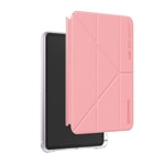 Apple iPad Air 11 2024 Kılıf Skinarma Kalemlikli Arkası Şeffaf Standlı Magnetik Zeta Kılıf