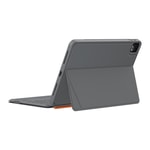 Apple iPad Air 11 2024 Wiwu MK-005 Combo 3in1 Kalem Bölmeli Klavyeli Standlı Kılıf