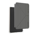 Apple iPad Air 11 2025 M3 Kılıf Skinarma Kalemlikli Arkası Şeffaf Standlı Magnetik Zeta Kılıf