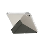 Apple iPad Air 11 2025 M3 Kılıf Skinarma Kalemlikli Arkası Şeffaf Standlı Magnetik Zeta Kılıf