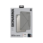 Apple iPad Air 11 2026 M4 Kılıf Skinarma Kalemlikli Dokulu Tasarım Standlı Magnetik Trilon Kılıf
