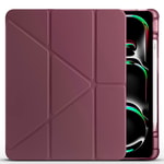 Apple iPad Air 13 2024 Kılıf Zore Tri Folding Kalem Bölmeli Standlı Kılıf