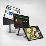 Apple iPad Air 13 2024 Wiwu ZM-310 360 Derece Dönebilen Magnetik Başlıklı Tablet Standı