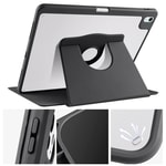Apple iPad Air 13 2025 M3 Kılıf Zore Termik Kalem Bölmeli Dönebilen Standlı Kılıf