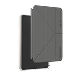 Apple iPad Pro 11 2024 Kılıf Skinarma Kalemlikli Arkası Şeffaf Standlı Magnetik Zeta Kılıf