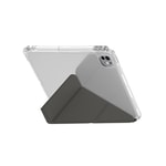 Apple iPad Pro 11 2024 Kılıf Skinarma Kalemlikli Arkası Şeffaf Standlı Magnetik Zeta Kılıf