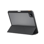 Apple iPad Pro 11 2025 M5 Kılıf SkinArma Kabartma Baskı Tasarımlı 360 Tam Koruma Arkası Şeffaf Standlı Gamma Kılıf
