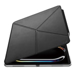Apple iPad Pro 11 2025 M5 Raptic Clear Folio Airbagli Şeffaf Kapaklı Katlanabilir Standlı Kılıf