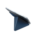 Apple iPad Pro 11 2025 M5 Raptic Clear Folio Airbagli Şeffaf Kapaklı Katlanabilir Standlı Kılıf