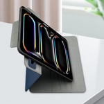 Apple iPad Pro 11 2025 M5 Raptic Spin Detachable Folio PU Ayrılabilir Kalem Bölmeli Standlı Kılıf