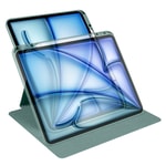Apple iPad Pro 12.9 2022 M2 Kılıf Zore Termik Kalem Bölmeli Dönebilen Standlı Kılıf