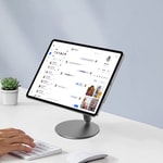 Apple iPad Pro 12.9 2022 M2 Wiwu ZM-310 360 Derece Dönebilen Magnetik Başlıklı Tablet Standı