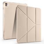 Apple iPad Pro 13 2024 Kılıf Zore Tri Folding Kalem Bölmeli Standlı Kılıf