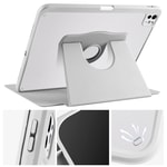 Apple iPad Pro 13 2025 M5 Kılıf Zore Termik Kalem Bölmeli Dönebilen Standlı Kılıf