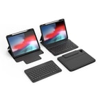 Apple iPad Pro 13 2025 M5 Wiwu Protective Gizli Kalem Bölmeli Klavyeli Kılıf