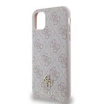Apple iPhone 11 Kılıf Guess Orjinal Lisanslı M-safe Şarj Özellikli Small 4G Classic Kapak