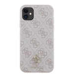 Apple iPhone 11 Kılıf Guess Orjinal Lisanslı M-safe Şarj Özellikli Small 4G Classic Kapak