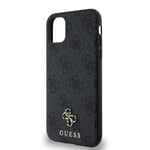 Apple iPhone 11 Kılıf Guess Orjinal Lisanslı M-safe Şarj Özellikli Small 4G Classic Kapak