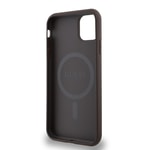 Apple iPhone 11 Kılıf Guess Orjinal Lisanslı M-safe Şarj Özellikli Small 4G Classic Kapak