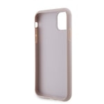 Apple iPhone 11 Kılıf Guess PU Deri Büyük Metal Logo Dizaynlı Kapak