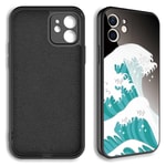 Apple iPhone 11 Kılıf Kamera Korumalı Desenli Sert Silikon Zore Epoksi Kapak