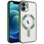 Apple iPhone 11 Kılıf Kamera Korumalı M-safe Wireless Şarj Özellikli Zore Demre Kapak