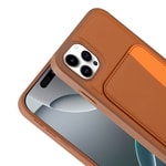 Apple iPhone 11 Kılıf Kartlıklı Zore X-Kart Silikon Kapak