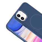 Apple iPhone 11 Kılıf M-Safe Şarj Özellikli Metal Kamera Çerçeveli Zore Edi Silikon Kapak