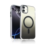 Apple iPhone 11 Kılıf M-safe Şarj Özellikli Transparan Renk Geçişli Zore Toros Kapak