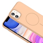 Apple iPhone 11 Kılıf M-safe Şarj Özellikli Zore Ruby Sert Kapak