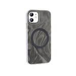 Apple iPhone 11 Kılıf M-safe Şarj Özellikli Fırça Boya Desenli Zore Palet Kapak