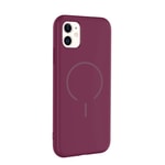 Apple iPhone 11 Kılıf M-safe Şarj Özellikli Zore Meta Kapak