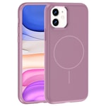 Apple iPhone 11 Kılıf M-Safe Şarj Özellikli Metal Kamera Çerçeveli Zore Edi Silikon Kapak