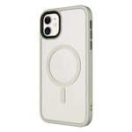Apple iPhone 11 Kılıf Mat Arka Yüzey Wireless Şarj Özellikli Zore Flet M-safe Kapak