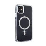 Apple iPhone 11 Kılıf Taşlı Tasarım M-safe Şarj Özellikli Zore Koment Silikon Kapak