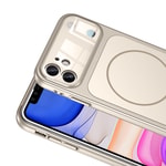 Apple iPhone 11 Kılıf Zore M-Safe Şarj Özellikli Kamera Korumalı Formen Kapak