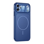 Apple iPhone 11 Kılıf Zore M-Safe Şarj Özellikli Kamera Korumalı Formen Kapak